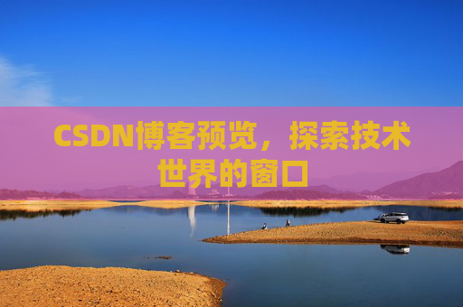 CSDN博客预览,探索技术世界的窗口